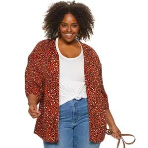 Evri Cheetah Kimono sz 1X